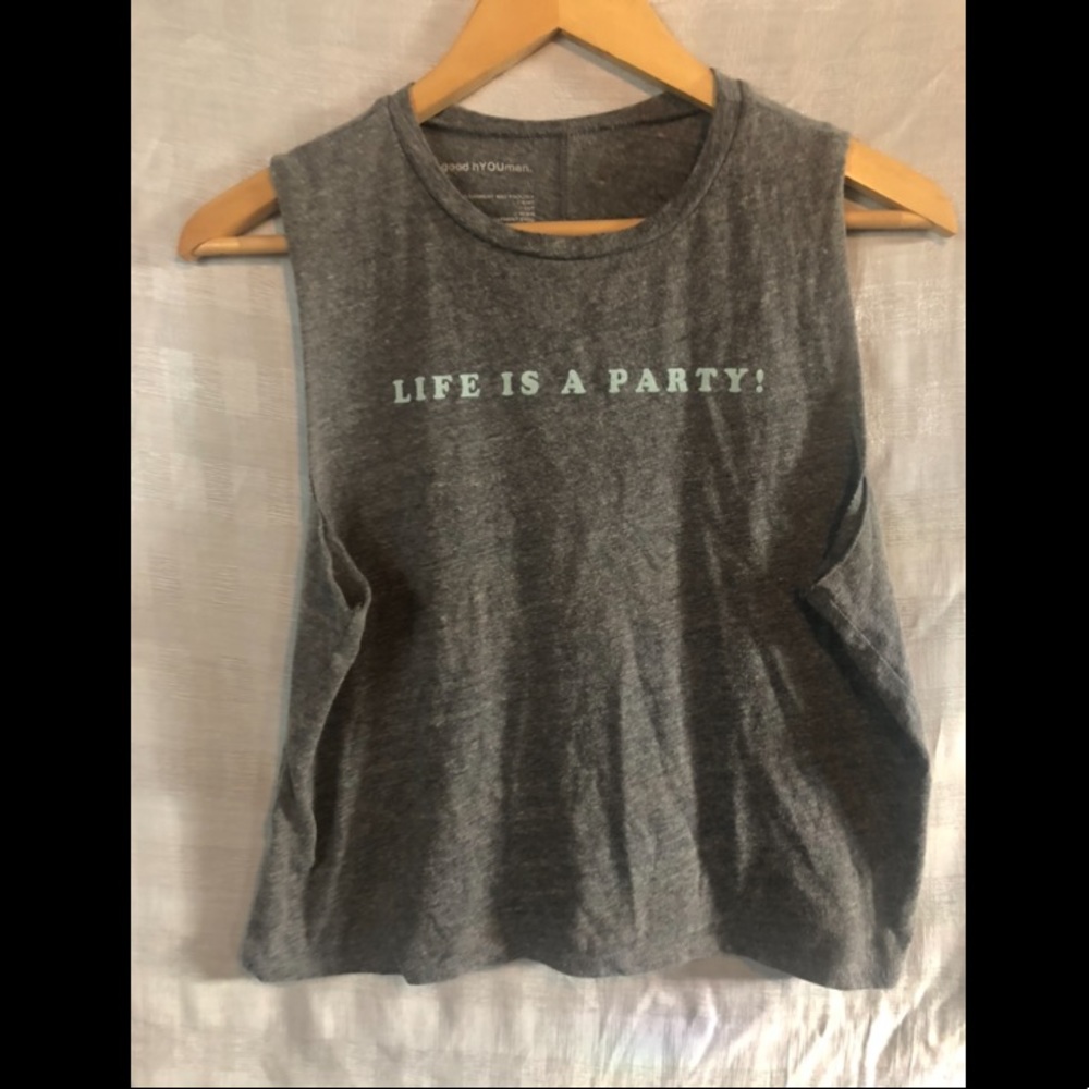 Grey Yoga Tank